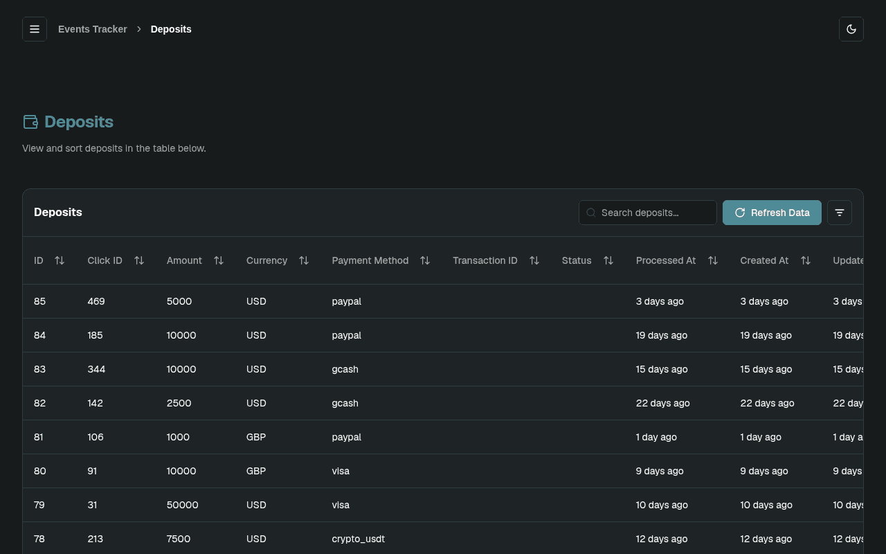 BankRolls Tools Event-Tracker screenshot 3
