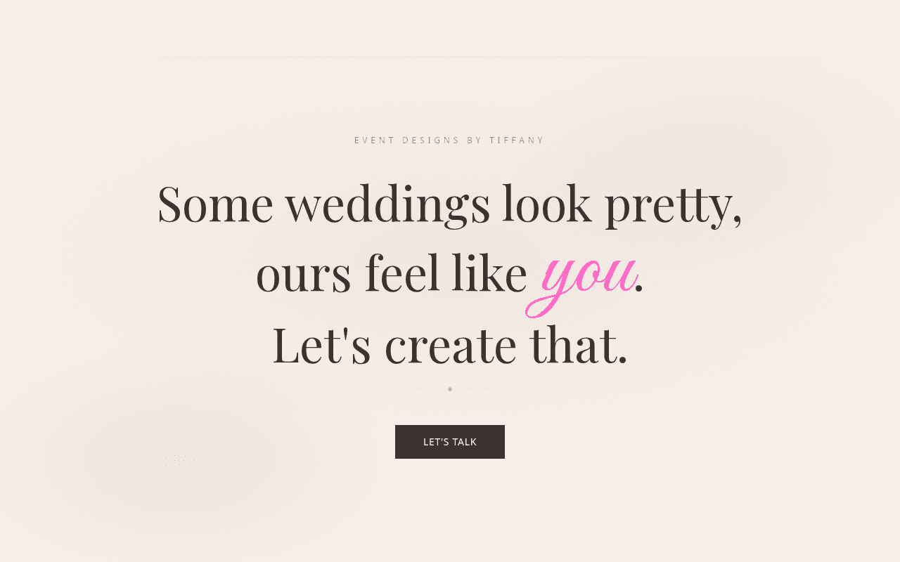 Event Designs by Tiffany screenshot